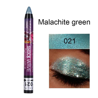 Lápis 2 em 1 Sombra e Batom – À Prova d’Água, Longa Duração e Efeito Glitter