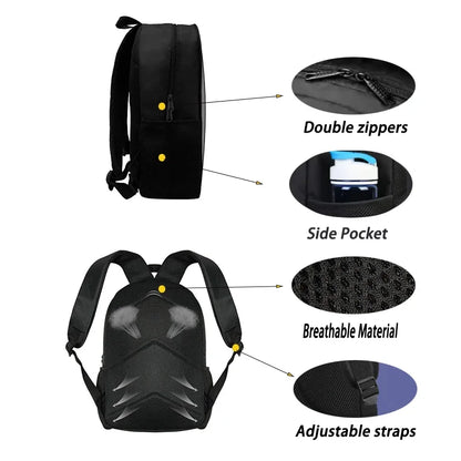 Mochila Infantil Deadpool & Wolverine com Estojo – Conjunto 2 Peças, Durável para Escola e Jardim de Infância
