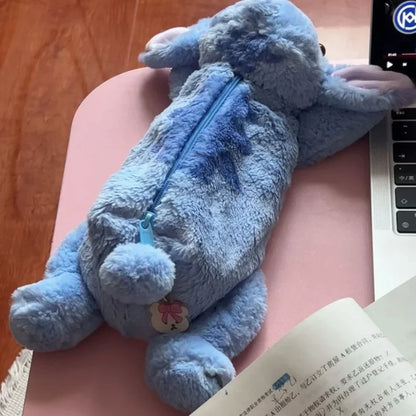 Estojo de Pelúcia Stitch Disney – Delicado e Macio, Ideal para Escola e Presentes