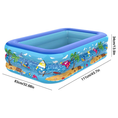 Piscina Inflável Infantil Removível – Diversão Garantida para Bebês e Crianças no Verão