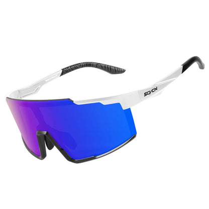 Óculos de Ciclismo SCVCN UV400 – Esportivos, Polarizados e Resistentes, Ideais para Mountain Bike, Estrada e Atividades ao Ar Livre