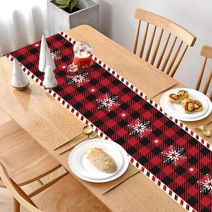 Caminho de Mesa de Natal – Decoração Merry Christmas para Casa, Festa e Ano Novo