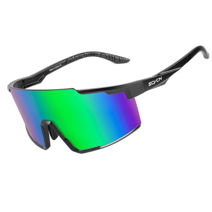Óculos de Ciclismo SCVCN UV400 – Esportivos, Polarizados e Resistentes, Ideais para Mountain Bike, Estrada e Atividades ao Ar Livre