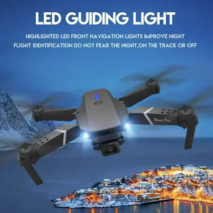 Drone Profissional E88Pro 4K – Câmera Dupla HD, Grande Angular, Dobrável com Wi-Fi FPV