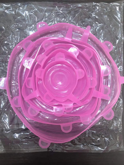 Tampa de Silicone Esticável Reutilizável – Conserva Alimentos, Sela Tigelas e Substitui Plástico Filme