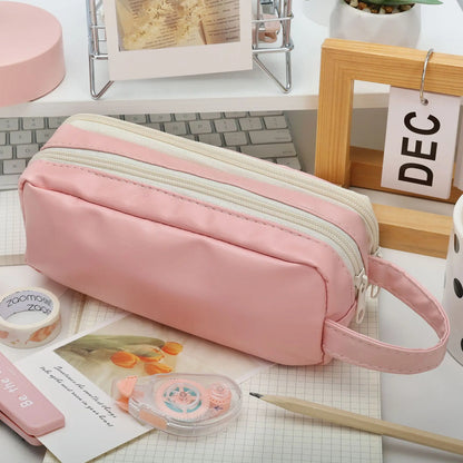 Estojo Disney Minnie Mouse – Organizador  Grande e Prático para Escola com Inicial do Nome .