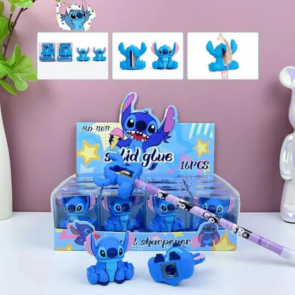 Apontador de Lápis Disney Stitch – MINISO, Estilo Kawaii para Escola e Presentes