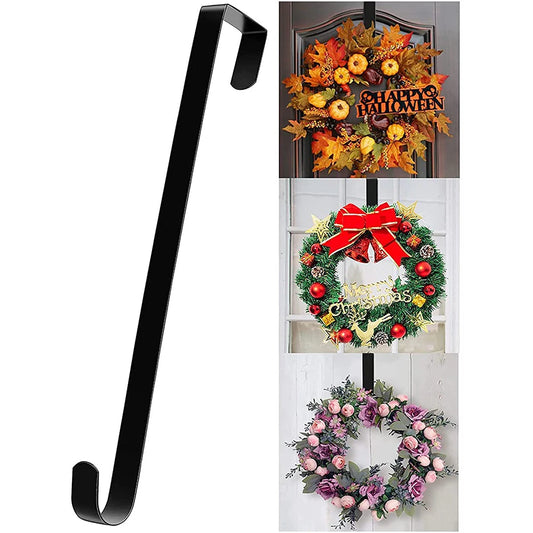 Gancho de Porta Metálico para Guirlandas – Decoração de Páscoa, Natal e Halloween