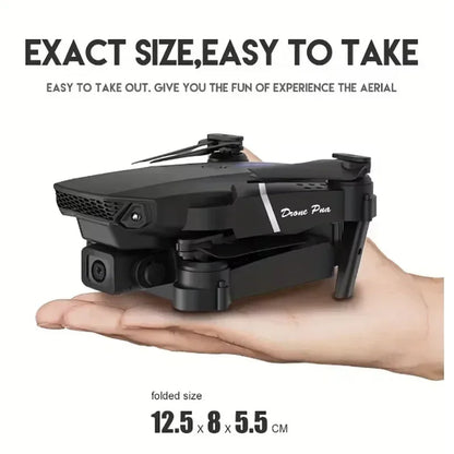 Drone Profissional E88Pro 4K – Câmera Dupla HD, Grande Angular, Dobrável com Wi-Fi FPV
