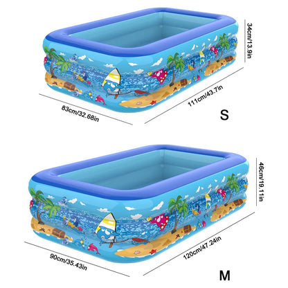 Piscina Inflável Infantil Removível – Diversão Garantida para Bebês e Crianças no Verão