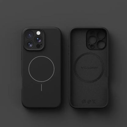 Capa de Celular em Silicone Líquido com MagSafe – Proteção Magnética p/ iPhone 11 ao 16 Pro Max