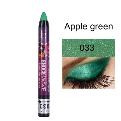 Lápis 2 em 1 Sombra e Batom – À Prova d’Água, Longa Duração e Efeito Glitter