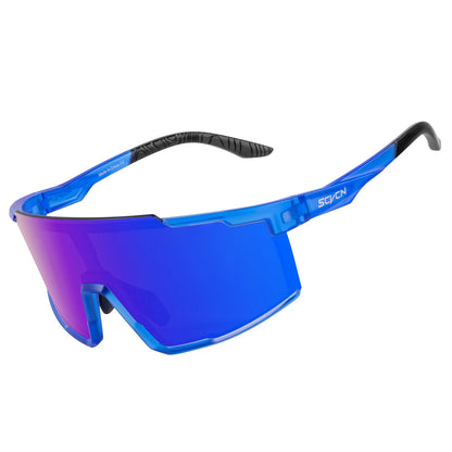 Óculos de Ciclismo SCVCN UV400 – Esportivos, Polarizados e Resistentes, Ideais para Mountain Bike, Estrada e Atividades ao Ar Livre