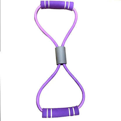 Faixas de Resistência com Pegadores de Espuma – Acessório de Treino em Casa, Yoga, Pilates e Exercícios de Força para Mulheres