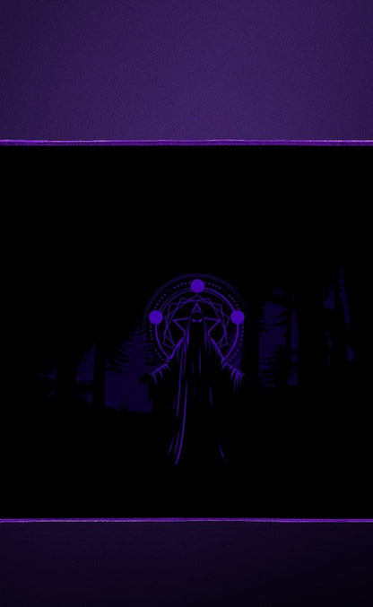 Mousepad Gamer Mancer Necro Purple Edition Grande 780x380mm Brilha no Escuro Superfície Poliéster Antiderrapante – SEG IMPORTS