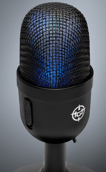 Microfone TGT Anzer V2 Rainbow RGB USB Cardioide Condensador 16mm Preto para Streaming, Podcast e Gravações – SEG IMPORTS