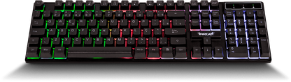 Teclado Gamer TGT M16L Rainbow ABNT2 Membrana USB Preto Full Size 107 Teclas – SEG IMPORTS