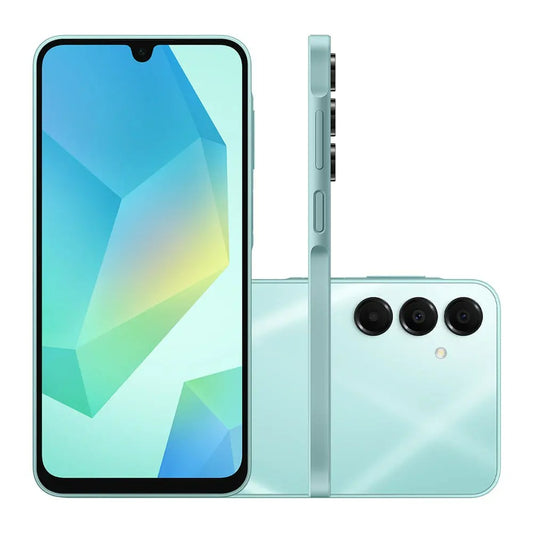 Samsung Galaxy A16 4G Verde Claro – 256GB, 8GB RAM, Tela 6.7” Super AMOLED, Câmera Tripla 50MP