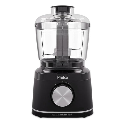 Processador Philco PMN04A 420W, Jarra 500ml, 1 Velocidade + Pulsar, Preto – SEG IMPORTS