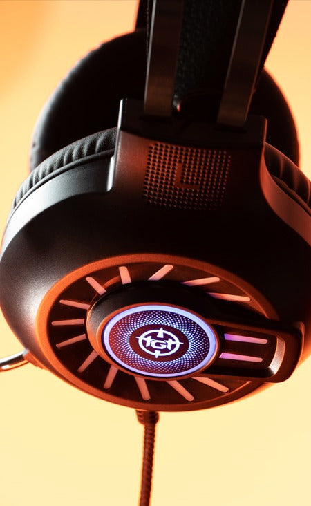 Headset Gamer TGT Supernova V3 Rainbow Stereo Drivers 50mm Microfone Omnidirecional Preto – SEG IMPORTS