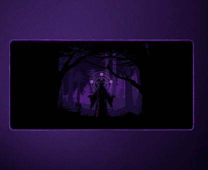 Mousepad Gamer Mancer Necro Purple Edition Grande 780x380mm Brilha no Escuro Superfície Poliéster Antiderrapante – SEG IMPORTS