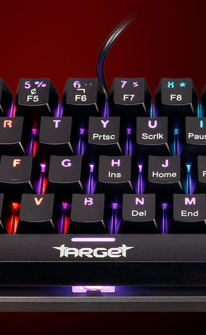 Teclado Mecânico Gamer TGT Sherman V3 C1 Rainbow ABNT2 Switch Vermelho Compacto 61 Teclas Silencioso – SEG IMPORTS