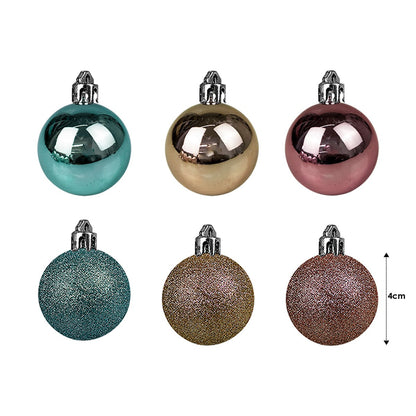 Kit de Bolas de Natal 20 Peças 4cm Ref. CDA-1250 – Decoração Prática e Sofisticada