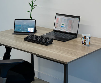 Mesa Industrial Zinnia 120cm em Madeira com Estrutura de Aço – SEG IMPORTS