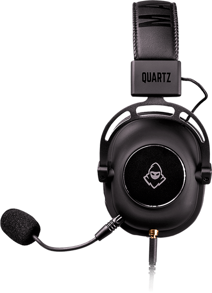 Headset Gamer Mancer Quartz Drivers 50mm Estéreo Microfone Removível Conector P2 3.5mm Preto – SEG IMPORTS