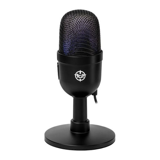 Microfone TGT Anzer V2 Rainbow RGB USB Cardioide Condensador 16mm Preto para Streaming, Podcast e Gravações – SEG IMPORTS