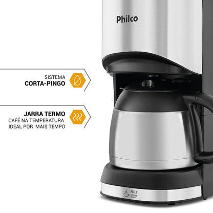 Cafeteira Philco PCFE02 30 Cafezinhos 1L 700W – Praticidade e Sabor no Seu Dia a Dia