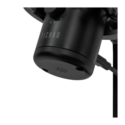 Microfone Profissional Pichau Izar Pro RGB USB Preto, 192kHz, 24Bits, Pop Filter Integrado – SEG IMPORTS