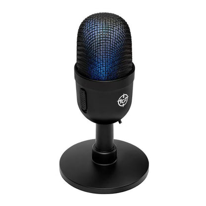 Microfone TGT Anzer V2 Rainbow RGB USB Cardioide Condensador 16mm Preto para Streaming, Podcast e Gravações – SEG IMPORTS