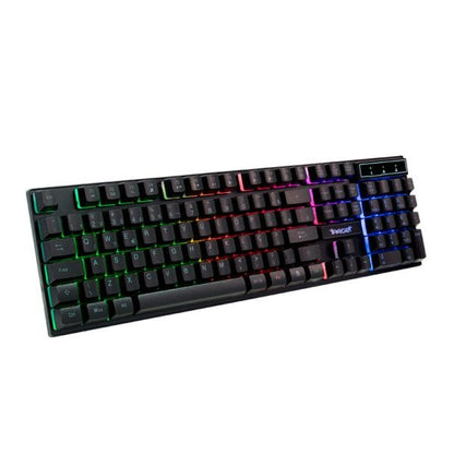 Teclado Gamer TGT M16L Rainbow ABNT2 Membrana USB Preto Full Size 107 Teclas – SEG IMPORTS