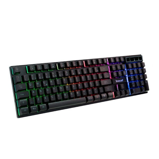 Teclado Gamer TGT M16L Rainbow ABNT2 Membrana USB Preto Full Size 107 Teclas – SEG IMPORTS