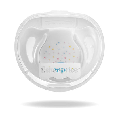 Chupeta Fisher-Price First Moments Soft Tam. 1 (0–6M) com Case Esterilizador – BB1031