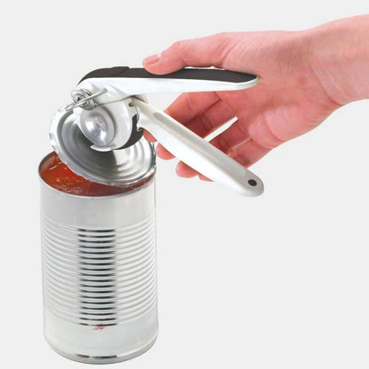 Abridor de Latas Manual Multiuso Chef’n Preto Inox – Praticidade e Resistência na Sua Cozinha