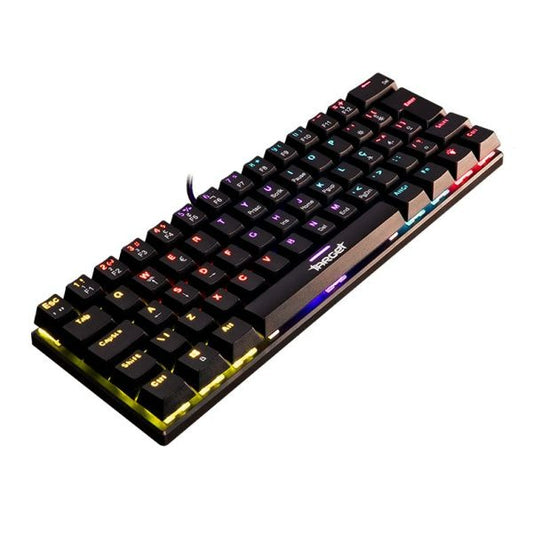 Teclado Mecânico Gamer TGT Sherman V3 C1 Rainbow ABNT2 Switch Vermelho Compacto 61 Teclas Silencioso – SEG IMPORTS