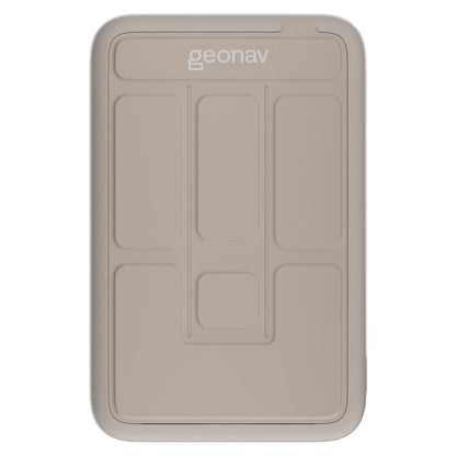 Carregador Portátil Geonav 10.000mAh com Suporte Dobrável, Indução MagSafe, USB-C/USB-A – Off White