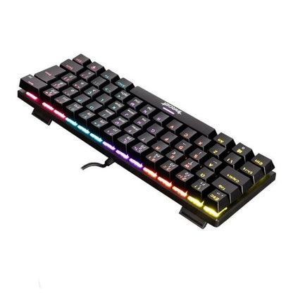 Teclado Mecânico Gamer TGT Sherman V3 C1 Rainbow ABNT2 Switch Vermelho Compacto 61 Teclas Silencioso – SEG IMPORTS