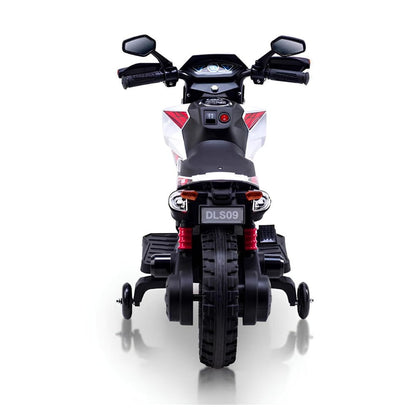 Moto Elétrica Infantil Turbon com Rodinhas Branco – Zippy Toys 6V