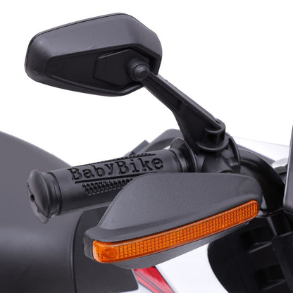 Moto Elétrica Infantil Turbon com Rodinhas Branco – Zippy Toys 6V
