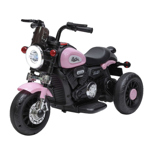 Moto Elétrica Infantil Rosa 6V Mini Harley – Com LED e Música