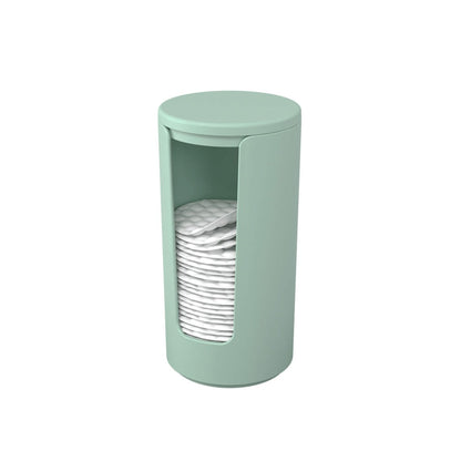 Porta Algodão Disco Coza Serene Verde Jade – Organização e Sofisticação no Seu Banheiro