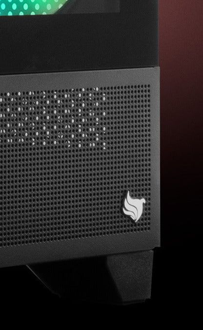 Gabinete Gamer Pichau Magpie 4B – Mini-Tower com 2 Fans – Lateral de Vidro – Preto – Seg Imports