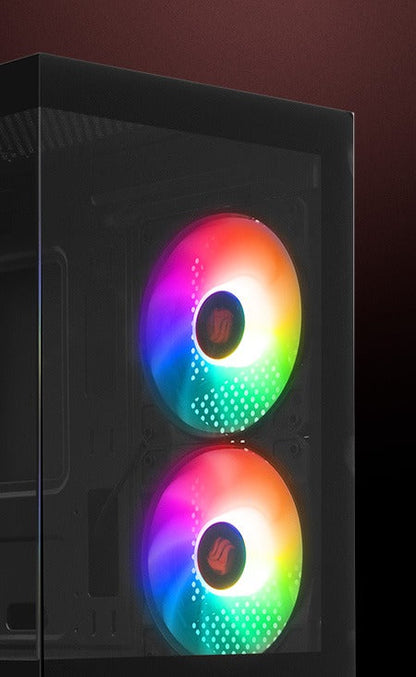 Gabinete Gamer Pichau Magpie 4B – Mini-Tower com 2 Fans – Lateral de Vidro – Preto – Seg Imports