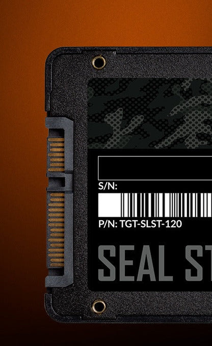 SSD TGT Seal ST 120GB SATA III 6Gb/s – Leitura 500MB/s, Gravação 450MB/s, Formato 2.5", Alta Performance e Instalação Fácil – Seg Imports