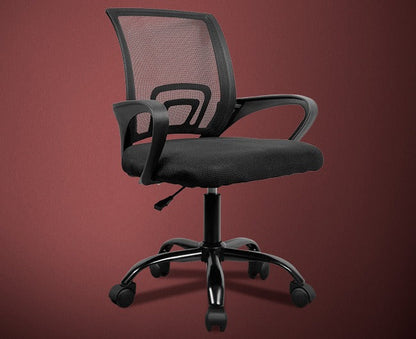 Cadeira Office Zinnia Hera L Preto – Encosto em Mesh, Assento com Espuma 7cm, Ajuste de Altura 100mm, Base e Rodízios em Nylon, Mecanismo Task – Seg Imports