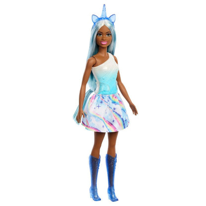 Barbie Fantasia Saia de Unicórnio de Sonho Azul - Mattel Presente Seg Imports