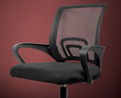 Cadeira Office Zinnia Hera L Preto – Encosto em Mesh, Assento com Espuma 7cm, Ajuste de Altura 100mm, Base e Rodízios em Nylon, Mecanismo Task – Seg Imports